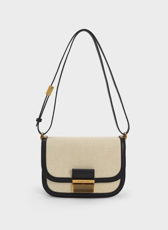 Charlot Canvas Crossbody Bag - Image 1